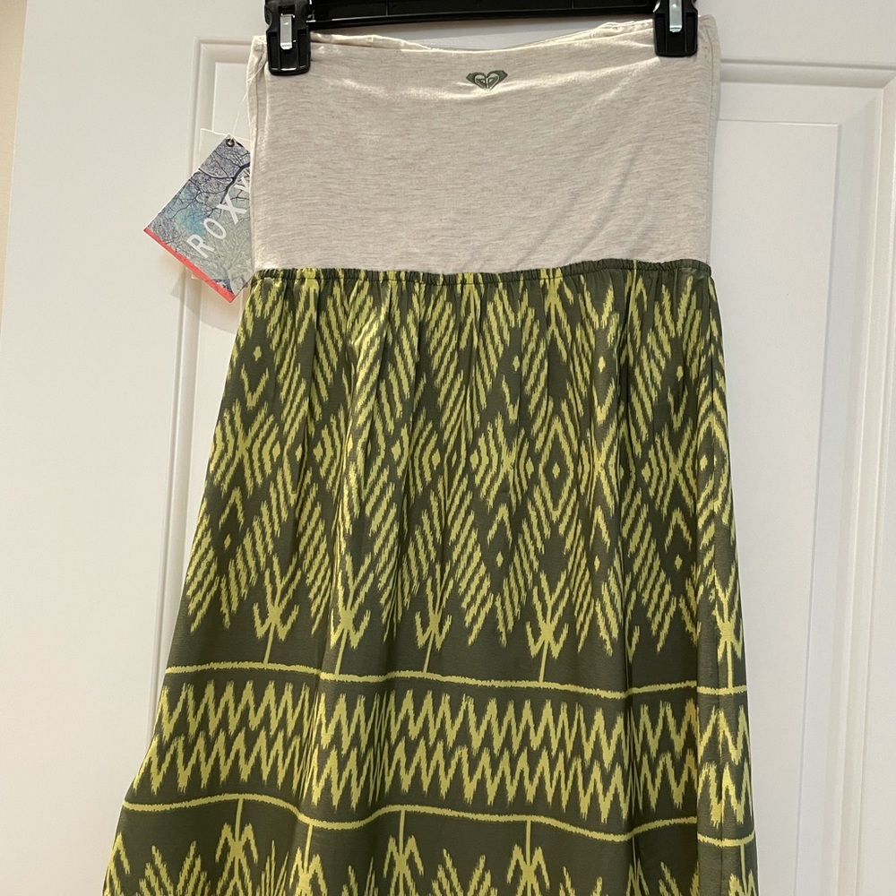Roxy Savage Strapless Dress, Small (NWT)